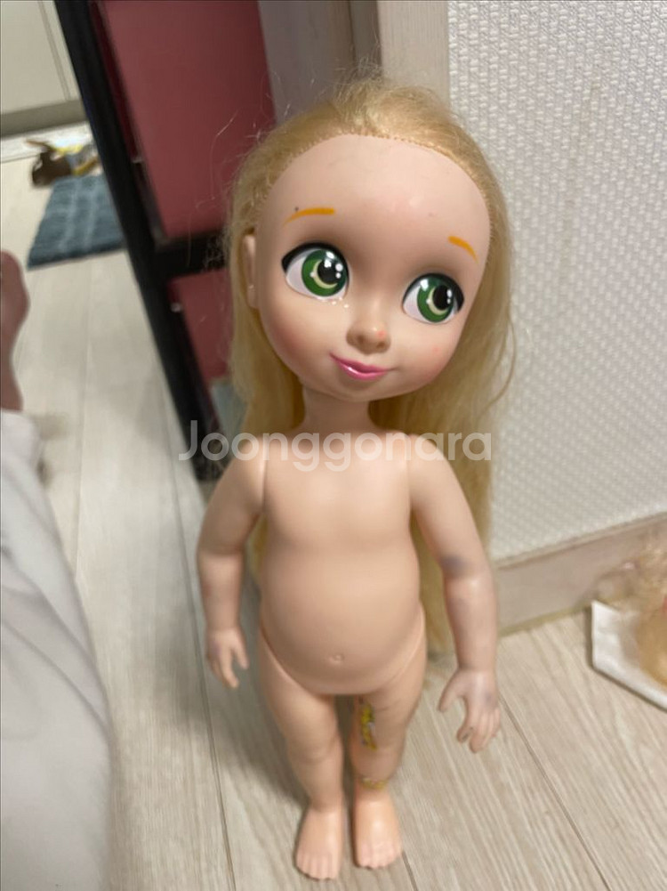 디즈니 베이비돌 라푼젤 인형 정품--9