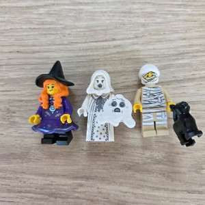 레고 할로윈 BAM 미니피규어 꼬마마녀 유령 미이라