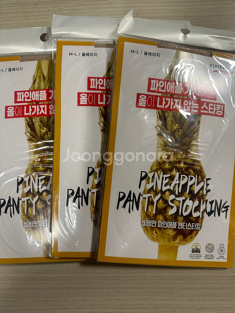 비비안 파인애플 스타킹--0