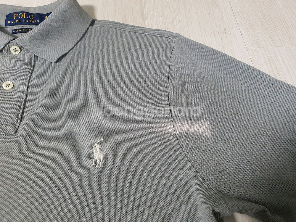 폴로 랄프로렌 남성 반팔 PK 티셔츠 S 쿨그레이--3