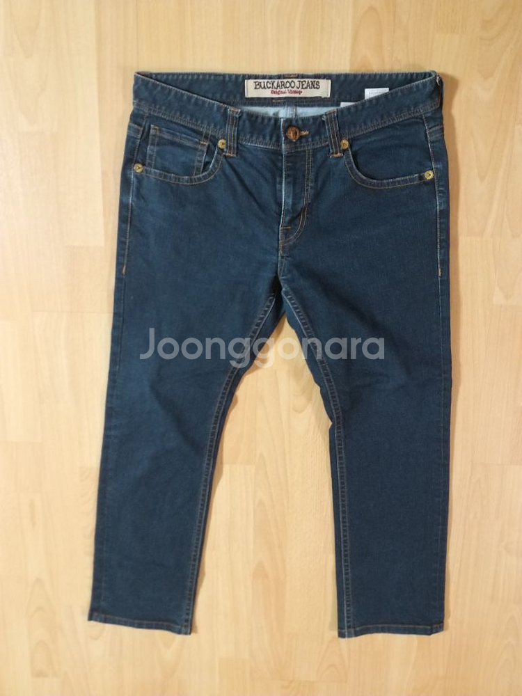 남성 버커루 일자청바지 (사방스판35)--1