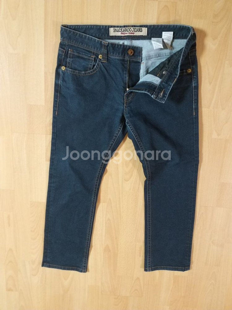 남성 버커루 일자청바지 (사방스판35)--2