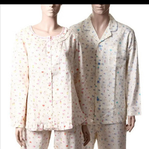 비비안 선물용 커플 파자마 잠옷 세트 (여90,남100