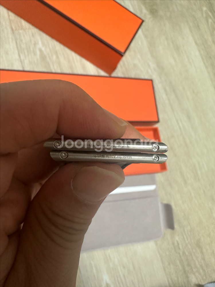 애플워치 에르메스 디버클 누아밴드 45mm--2