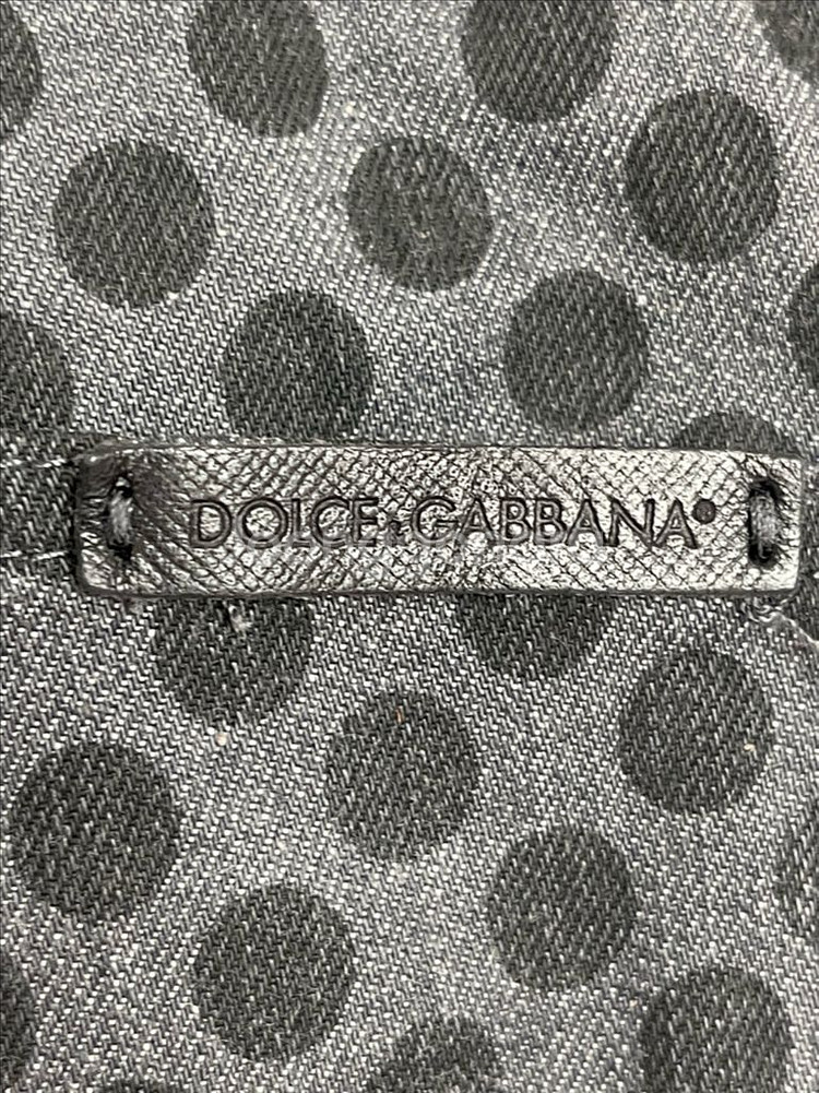 D&G 도트패턴 그레이 strech 14 데님 청바지--5