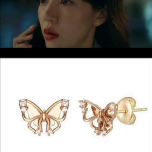제이에스티나 14k 나비 귀걸이