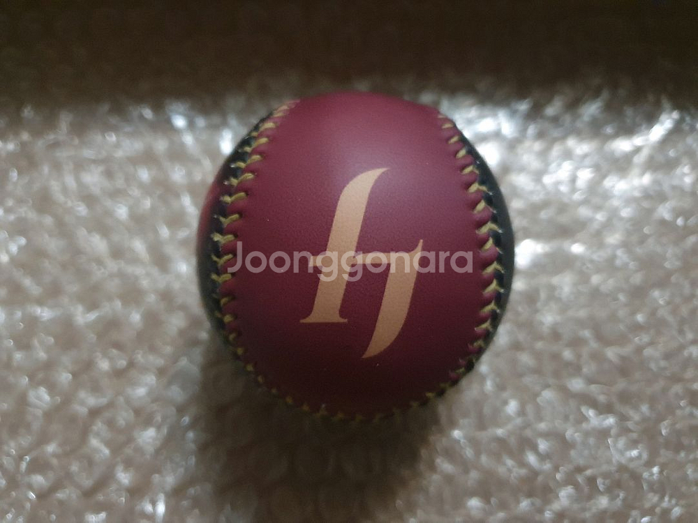 KBO 박병호 3년 연속 40홈런 기념구 포토볼--2