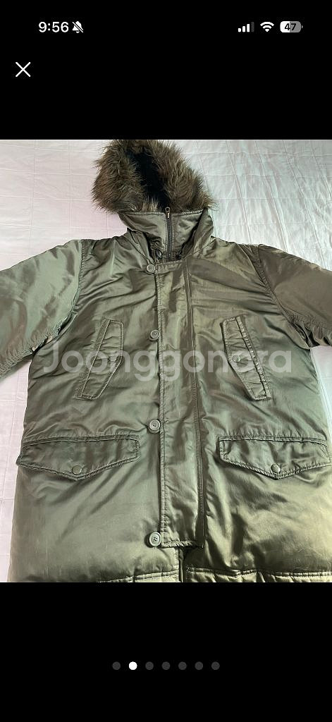 남성 갭 GAP 오리털 다운 자켓 패딩 XL 사이즈--1