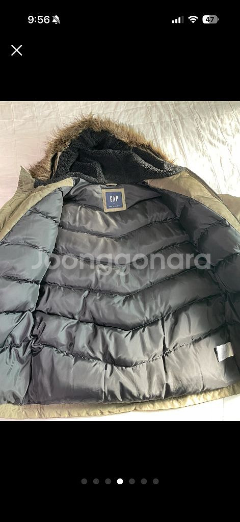 남성 갭 GAP 오리털 다운 자켓 패딩 XL 사이즈--3