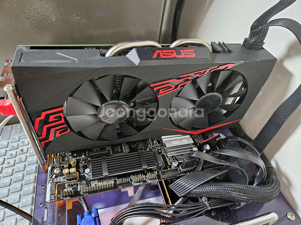 ASUS EX 라데온 RX 570 O4G D5 4GB--4
