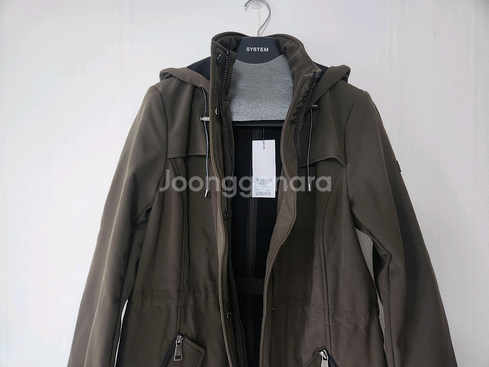 (새상품) DKNY 후드 야상 자켓 S 95~100--1