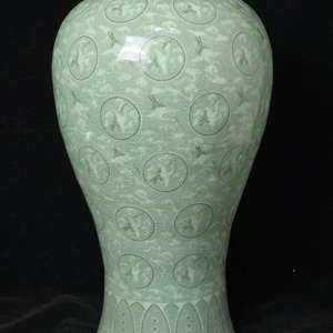 도암 지순탁 청자운학문매병