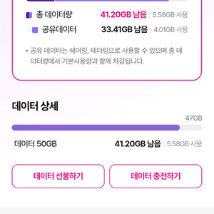 LG 유플러스 데이터 2기가
