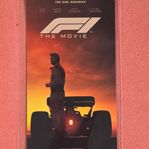 f1 더무비 땡스투 오리지널티켓 오티 메가박스 특전 굿