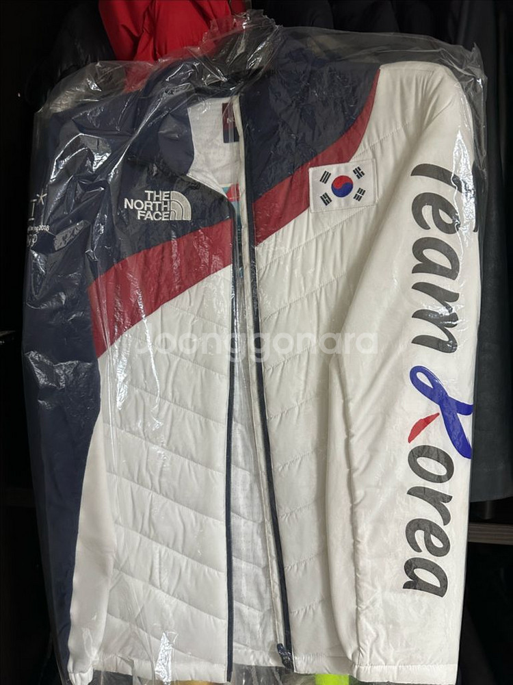 노스페이스 평창올림픽 팀코리아 브이모션 경량패딩(선수지--0
