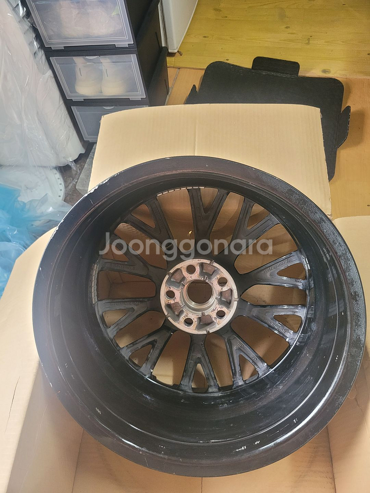 G80스포츠휠 19인치 앞쪽1개--1