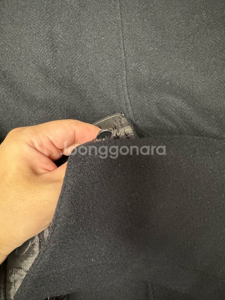 24fw 아워레가시 블랙 발마칸 코트 50사이즈--6