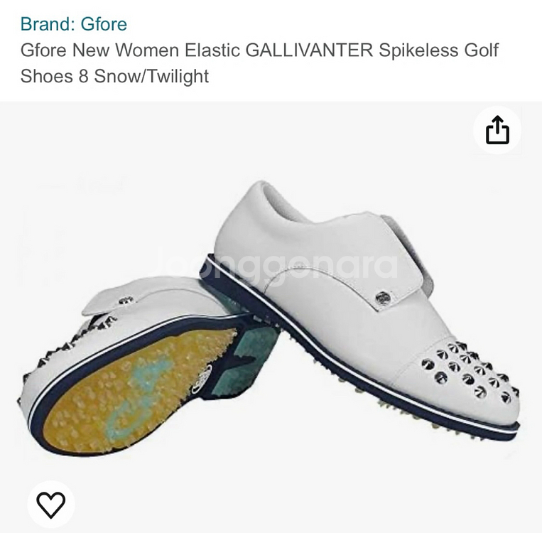정품 지포어 여성 스터드 갤리벤터 골프화 (새상품)--0