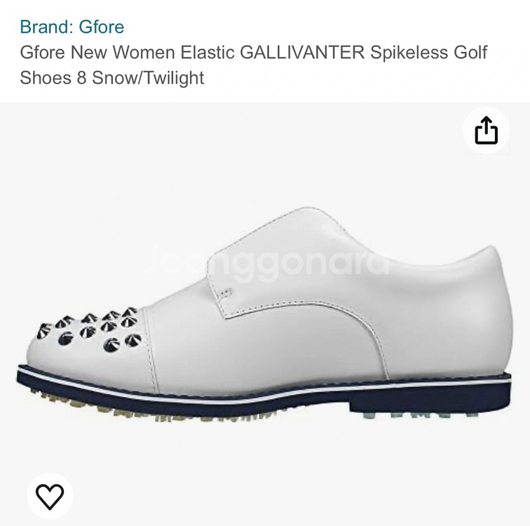 정품 지포어 여성 스터드 갤리벤터 골프화 (새상품)--1
