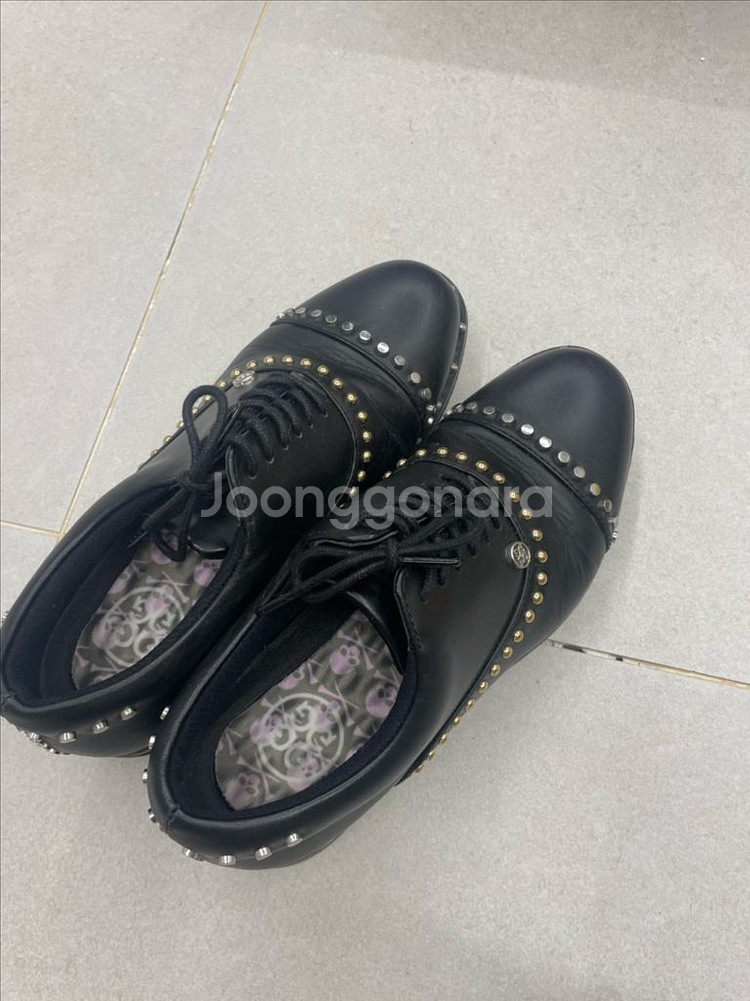 정품 지포어 여성 웰트 스터드 갤리벤터 골프화--0