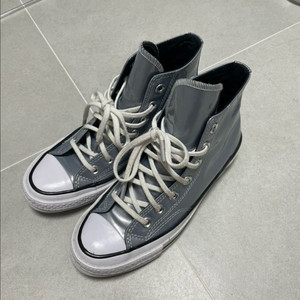 컨버스 실버 하이 225 / 컨버스 겨울 퍼 하이 23