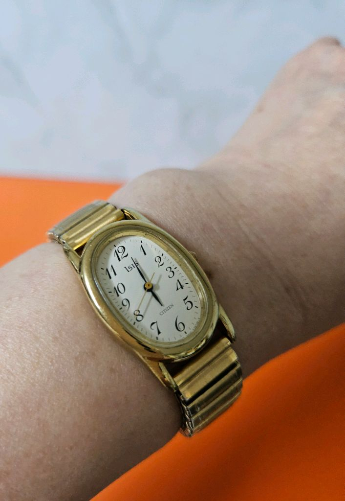 갤럭시 올금장 여성용 메탈 시계--2