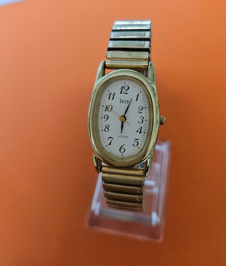 갤럭시 올금장 여성용 메탈 시계--6