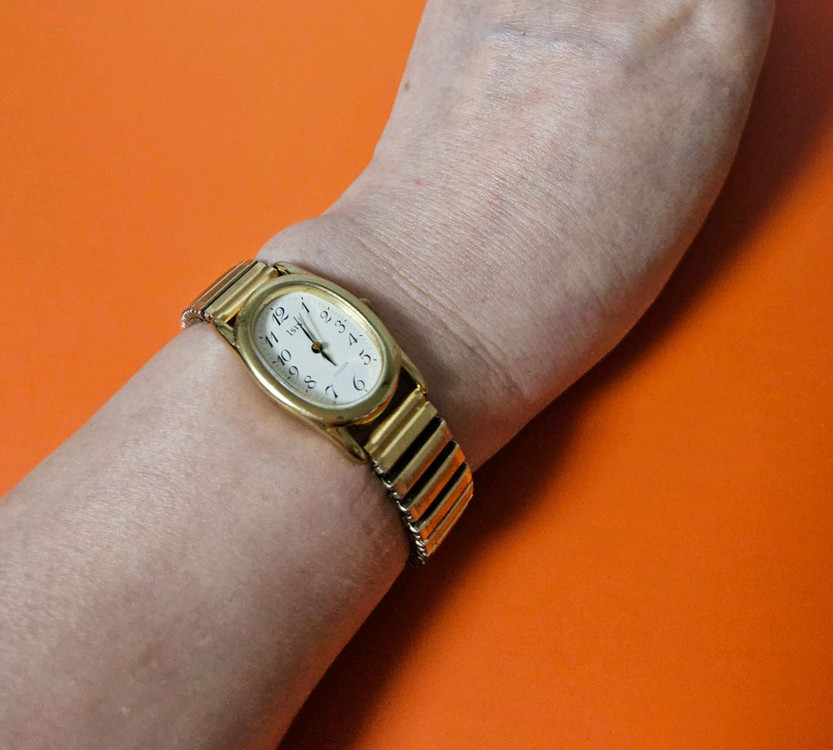 갤럭시 올금장 여성용 메탈 시계--7