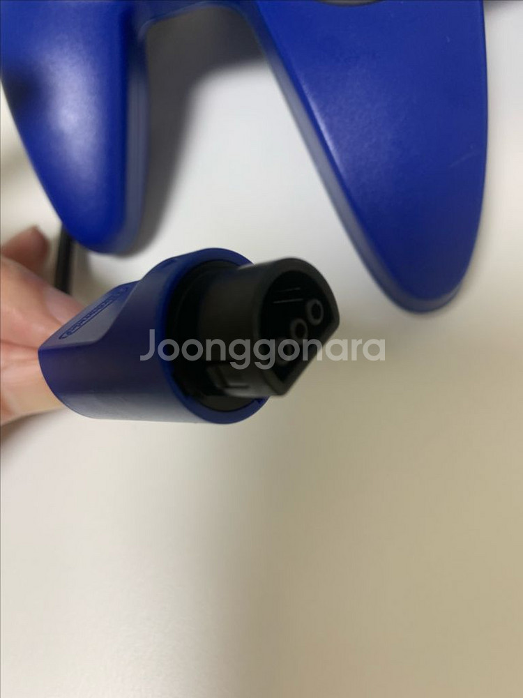 닌텐도64 순정 정품 컨트롤러 블루--2