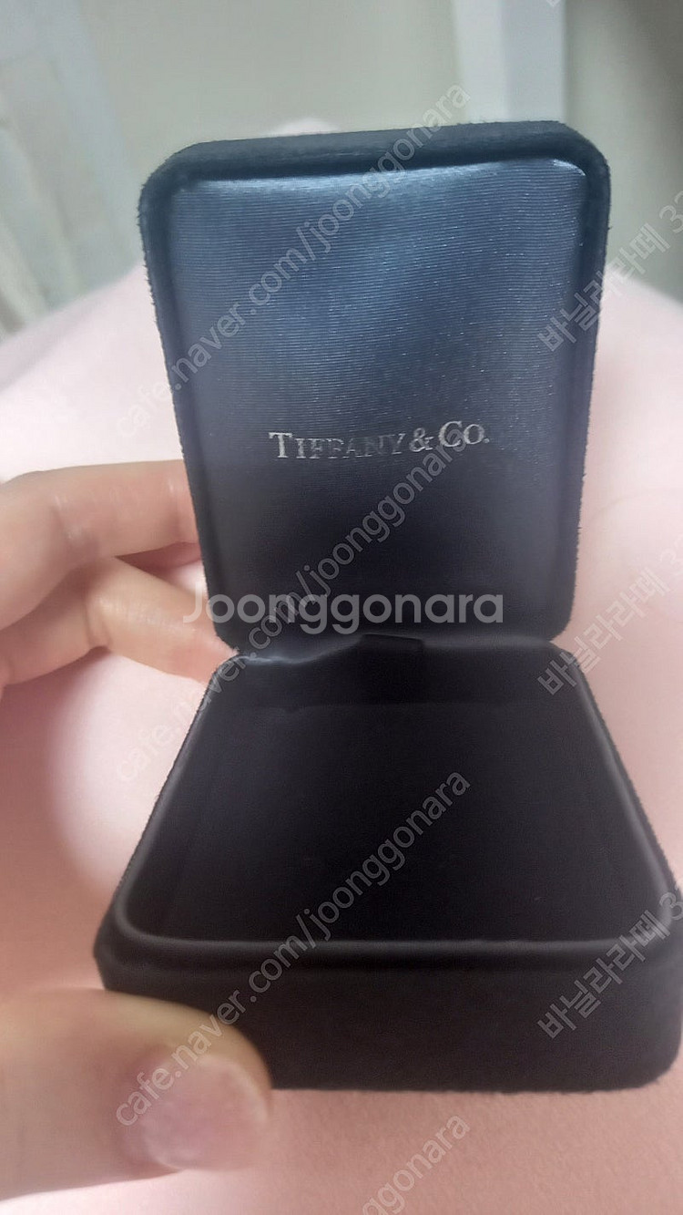 정품 티파니 목걸이 케이스 스마일목걸이--1