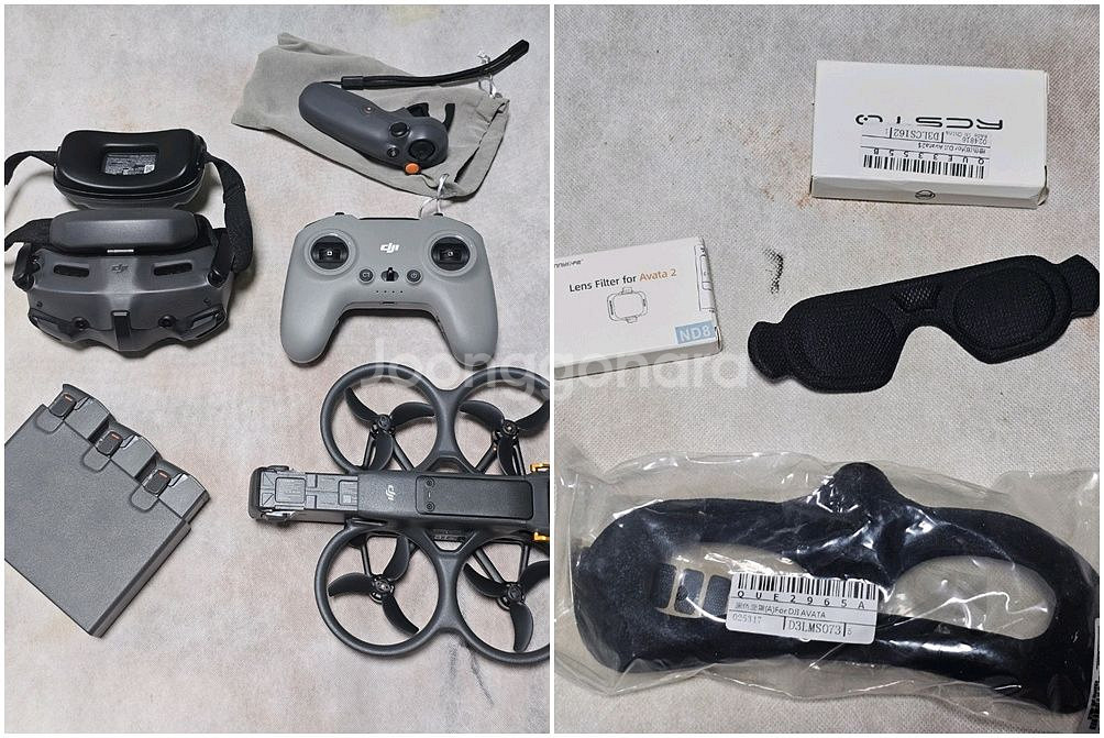 dji 드론 아바타2 플라이모어콤보+추배1+조정기3 +--2