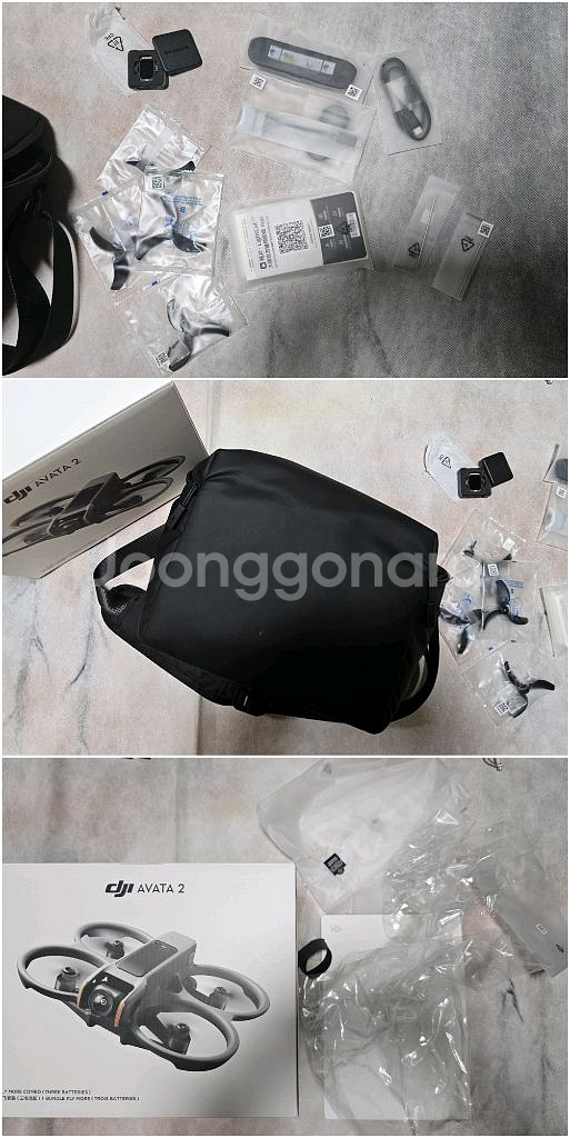 dji 드론 아바타2 플라이모어콤보+추배1+조정기3 +--0