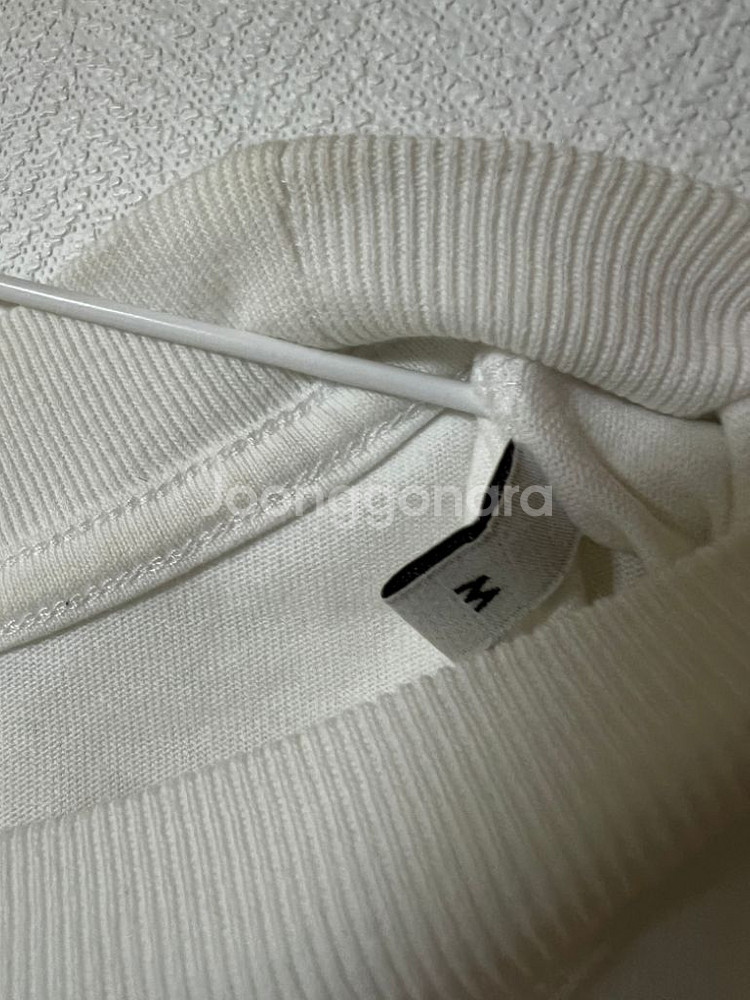 아미 파리스 자수로고 오버핏 반팔 티셔츠 m--6