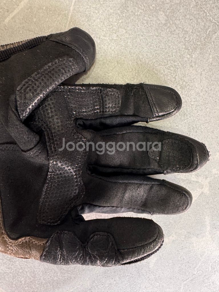 코미네 오토바이 장갑 브라운/블랙--4