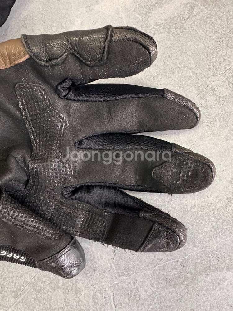 코미네 오토바이 장갑 브라운/블랙--3