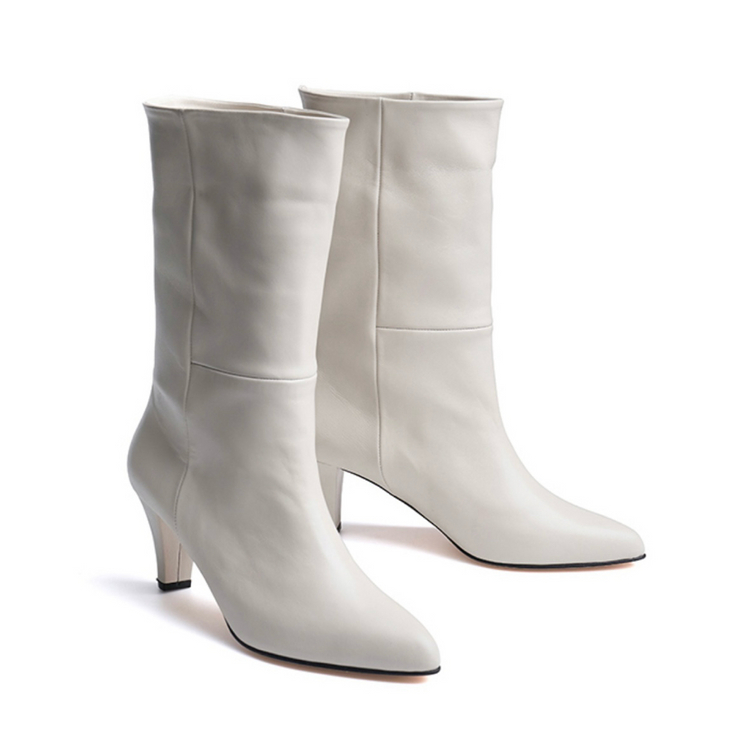 가죽 미들힐 부츠 앵클부츠 섀도우무브 220 (새상품)--1