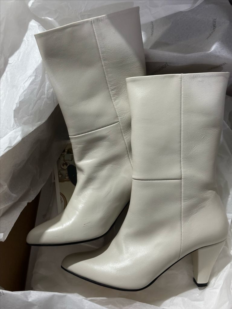 가죽 미들힐 부츠 앵클부츠 섀도우무브 220 (새상품)--3