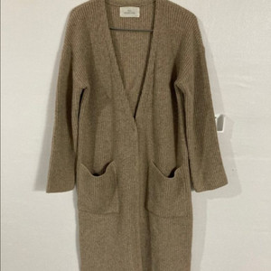 롱 니트 가디건