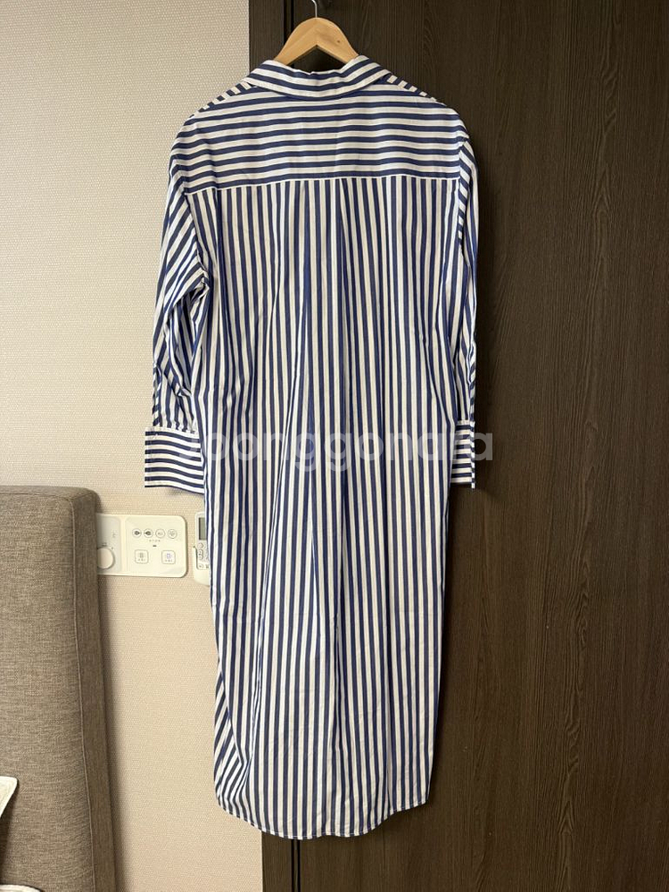 (택포) COS 코스 벨티드 미디 셔츠 드레스 38--5