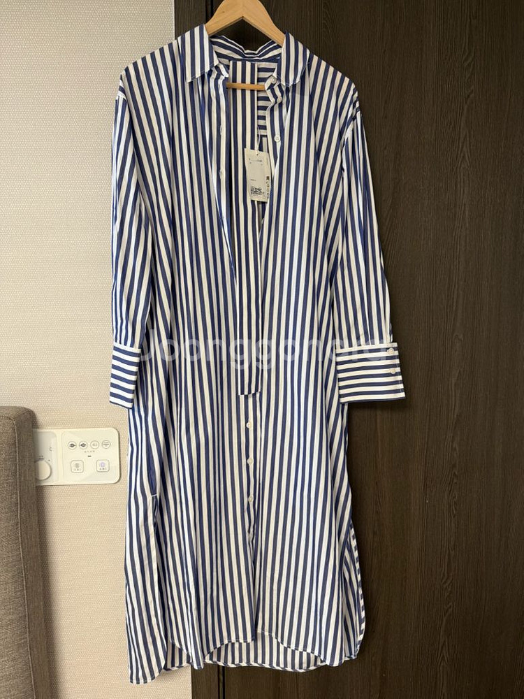 (택포) COS 코스 벨티드 미디 셔츠 드레스 38--4