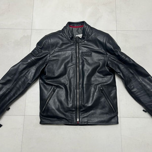 스피디 빈티지 레더 블랙자켓 50사이즈(P206)