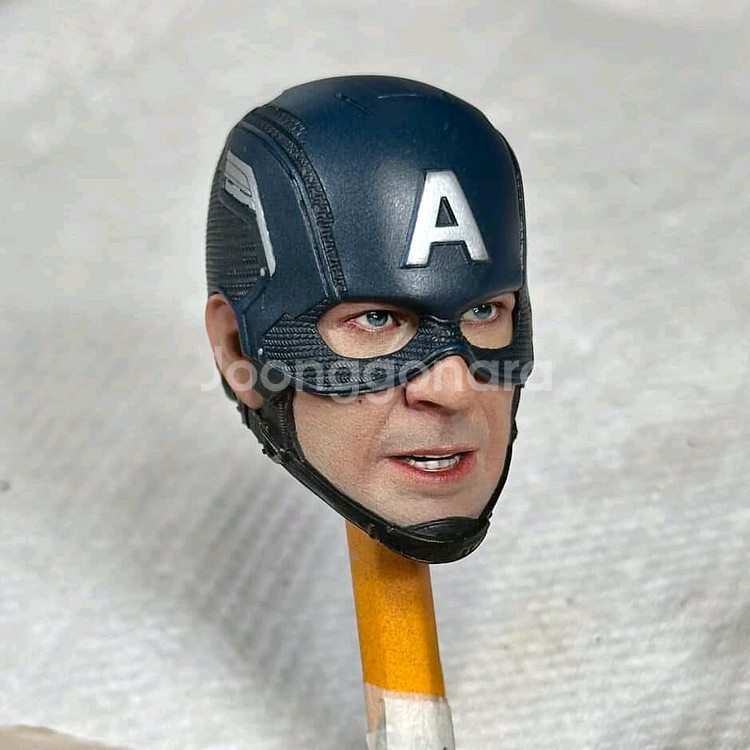 언리얼 캡틴아메리카 헤드 판매합니다(핫토이 호환,작가작--1