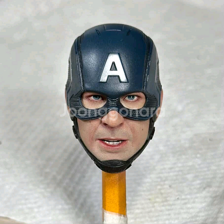 언리얼 캡틴아메리카 헤드 판매합니다(핫토이 호환,작가작--0