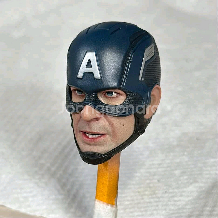 언리얼 캡틴아메리카 헤드 판매합니다(핫토이 호환,작가작--2