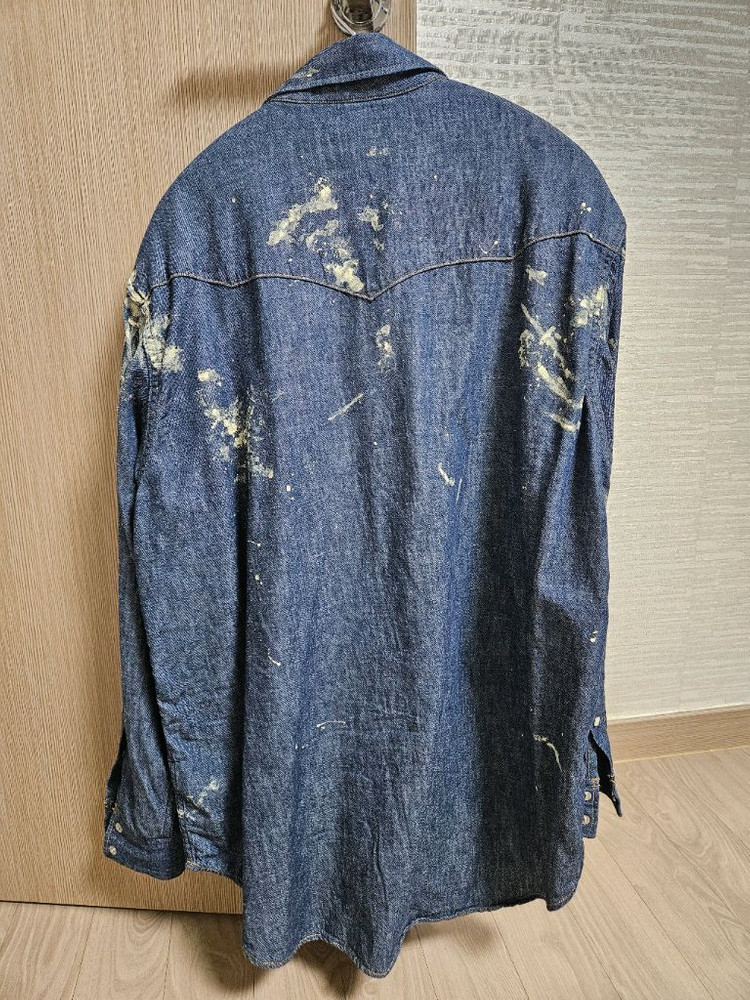 2)헤릴 페인트 웨스턴 데님 셔츠 이미지