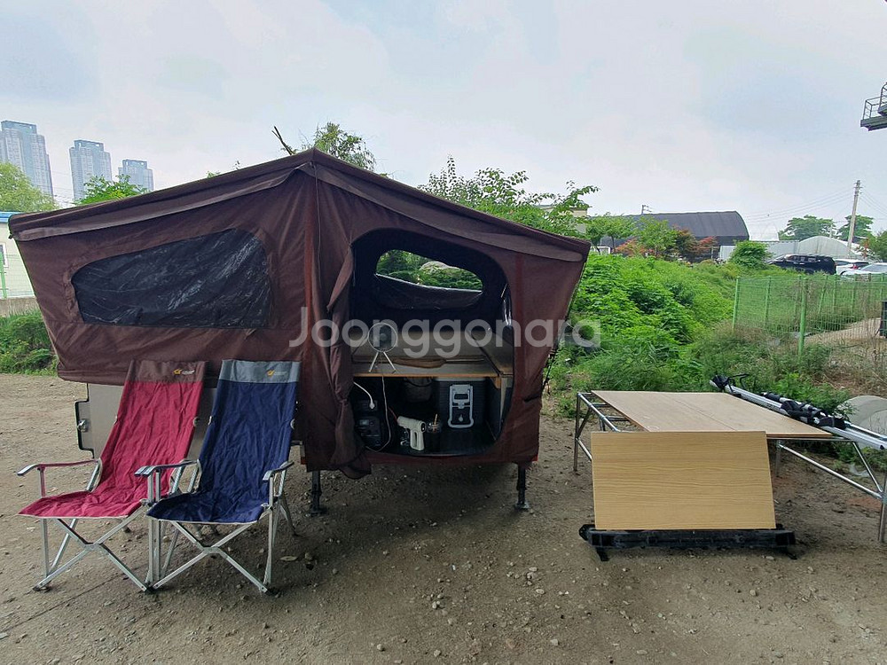 17년 11월식 캠핑 텐트트레일러--1