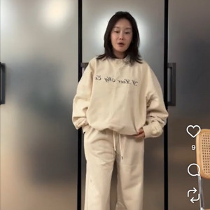 탤러해시 트레이닝 팬츠 베이지 새상품