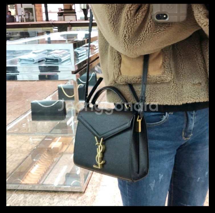 생로랑 카산드라 탑핸들백 미니 623930--3