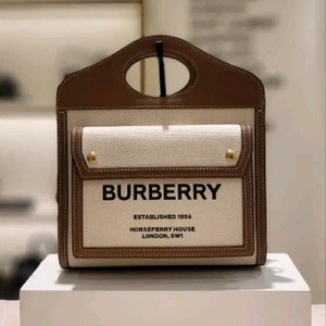 버버리 미니 포켓백 캔버스 새상품급