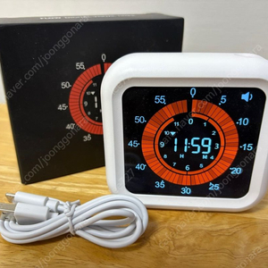 인테리어 타이머. 울티 플로우 디지털 비주얼 타이머
